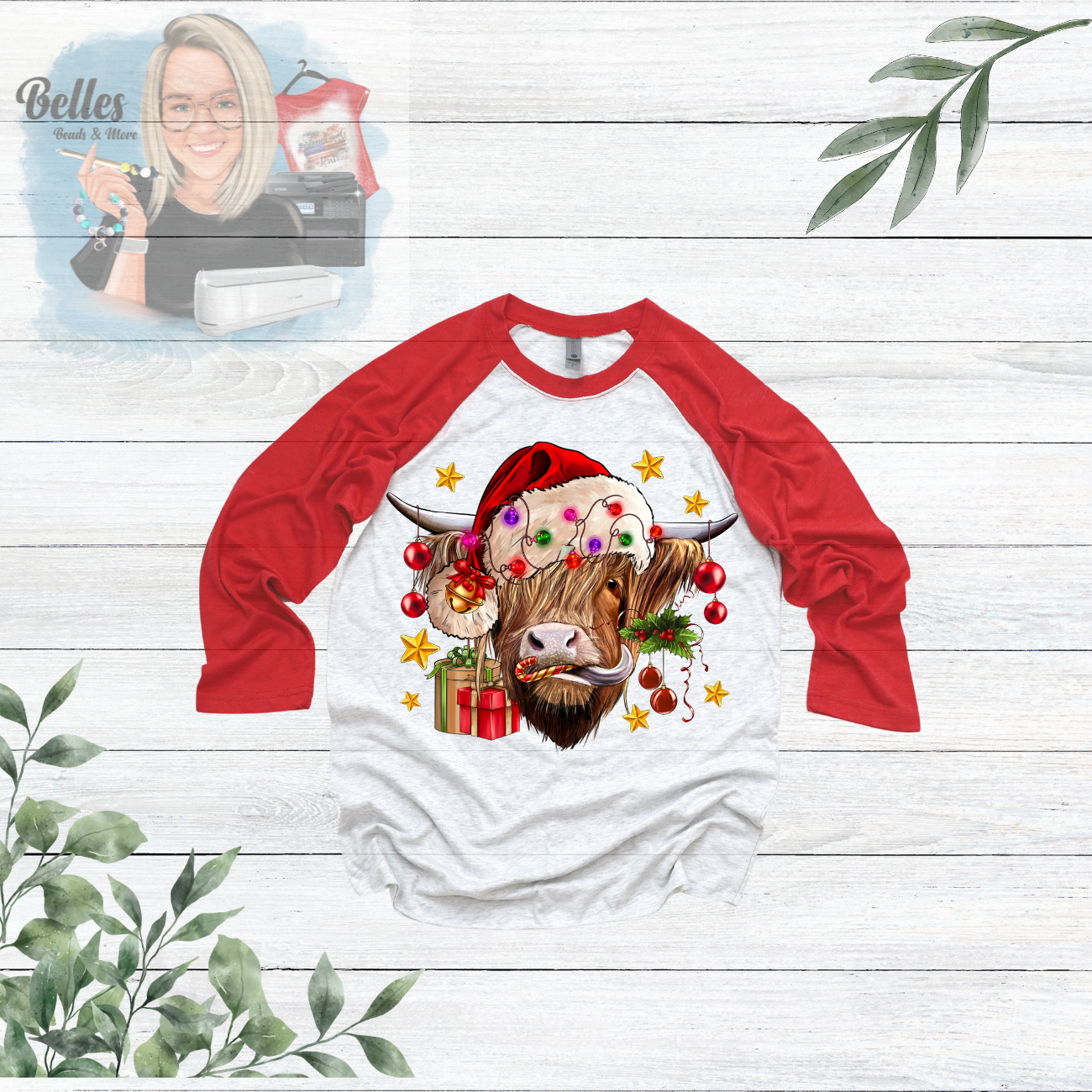 Highland Cow Raglan
