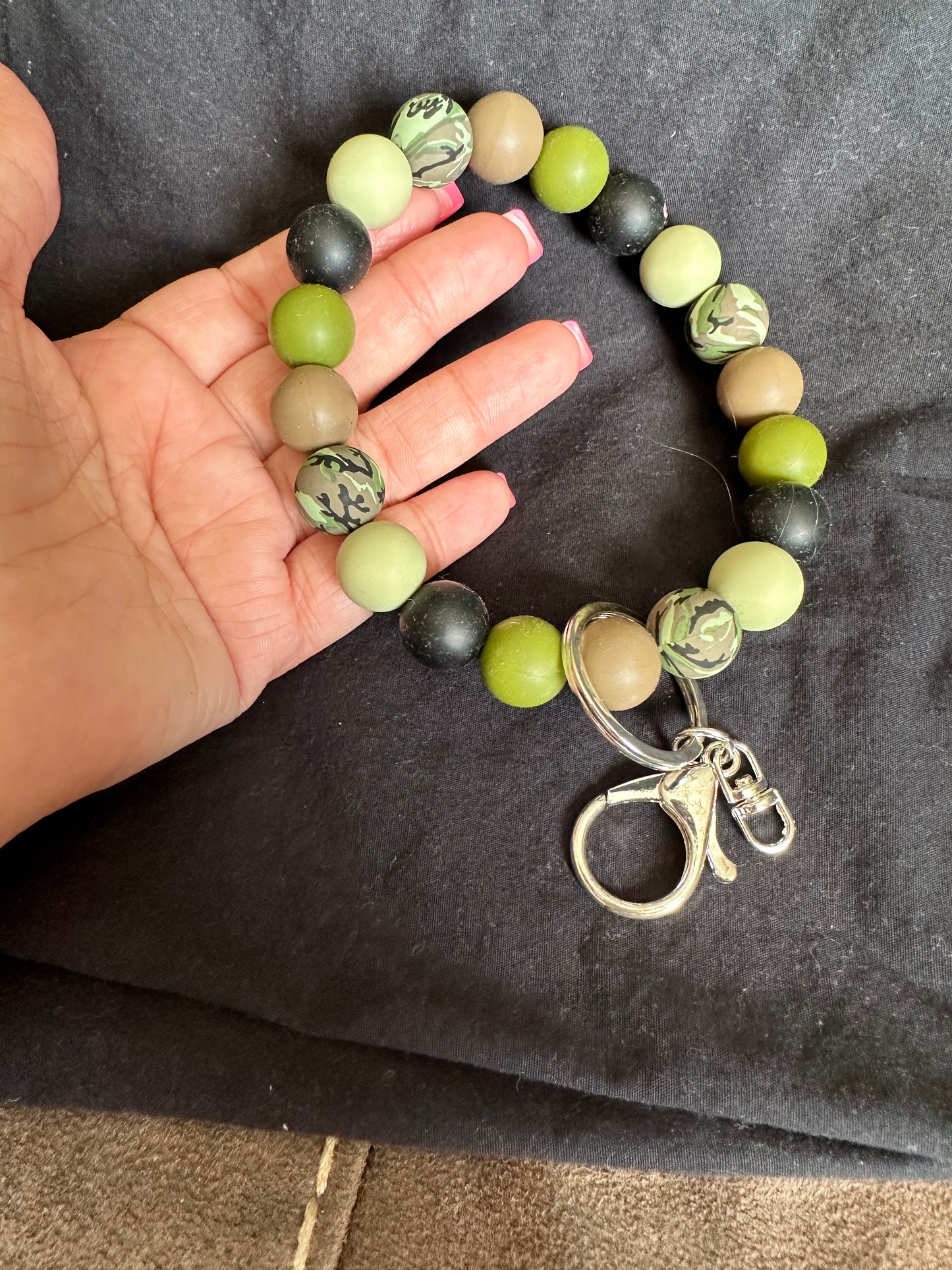 Camo Wristlet Keychain