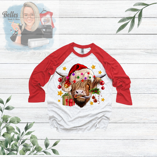 Highland Cow Raglan
